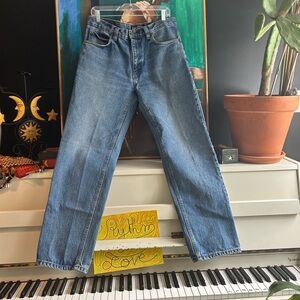 Dakota Vintage Y2K Classic Blue Men's Straight Jeans 36" X 32"